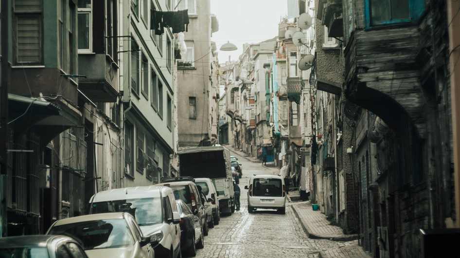 Rua da montanha. Ângulo 1. Webcams Kyzyl online