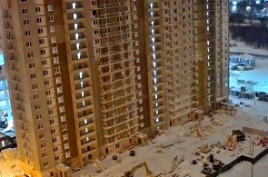 Cidade de Lobnya. Edifício 7. Câmera 2. Webcams Lobnya