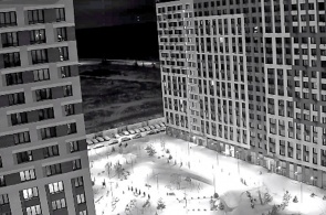 Complexo residencial Novo Zelenograd. Ângulo 2. Webcams de Zelenograd