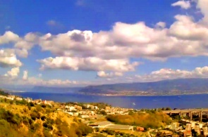 Panorama da cidade. Webcams Messina on-line