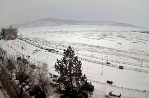 Reconstrução do aterro de Amur. Ângulo 2. Webcams Komsomolsk
