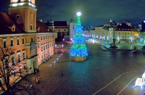Praça do Palácio (Castelo). Webcams de Varsóvia on-line
