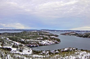 Panorama de Hemnfjord. Haima webcams on-line