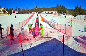 Estância de ski de Pamporovo. Ângulo 4. Sofia webcams online